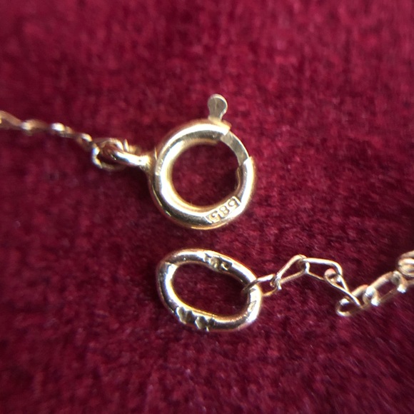 Gold and diamond heart pendant necklace. 💎 - Picture 3 of 4